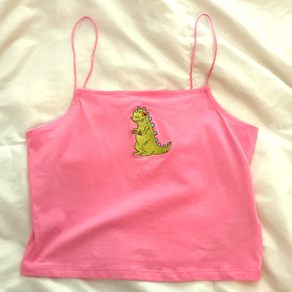 Rugrats Reptar crop top